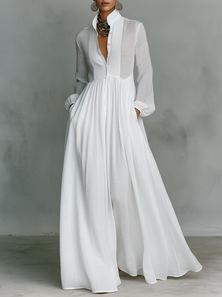 Éliane | Robe longue minimaliste