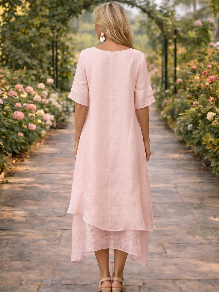Aria | Robe maxi fluide à volants