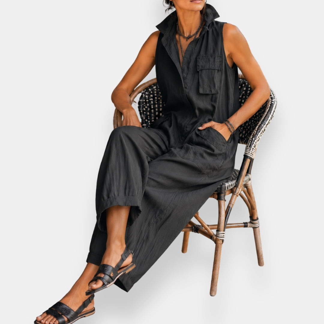 Madeleine | Combinaison cargo sans manches