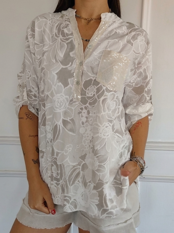 Linda | Chemisier à imprimé floral
