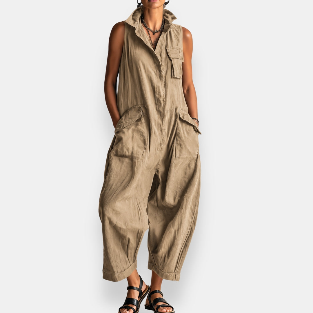 Madeleine | Combinaison cargo sans manches
