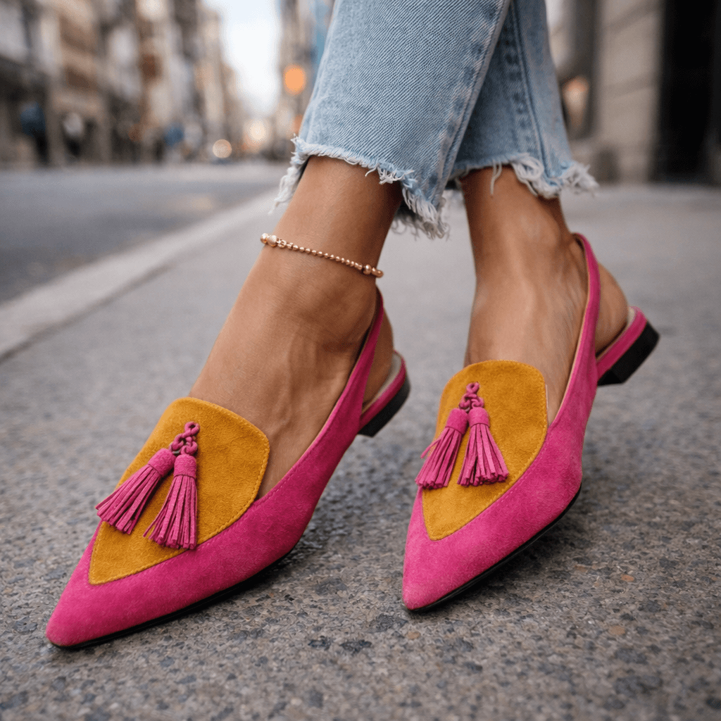 Ginette | Slingbacks à pampilles