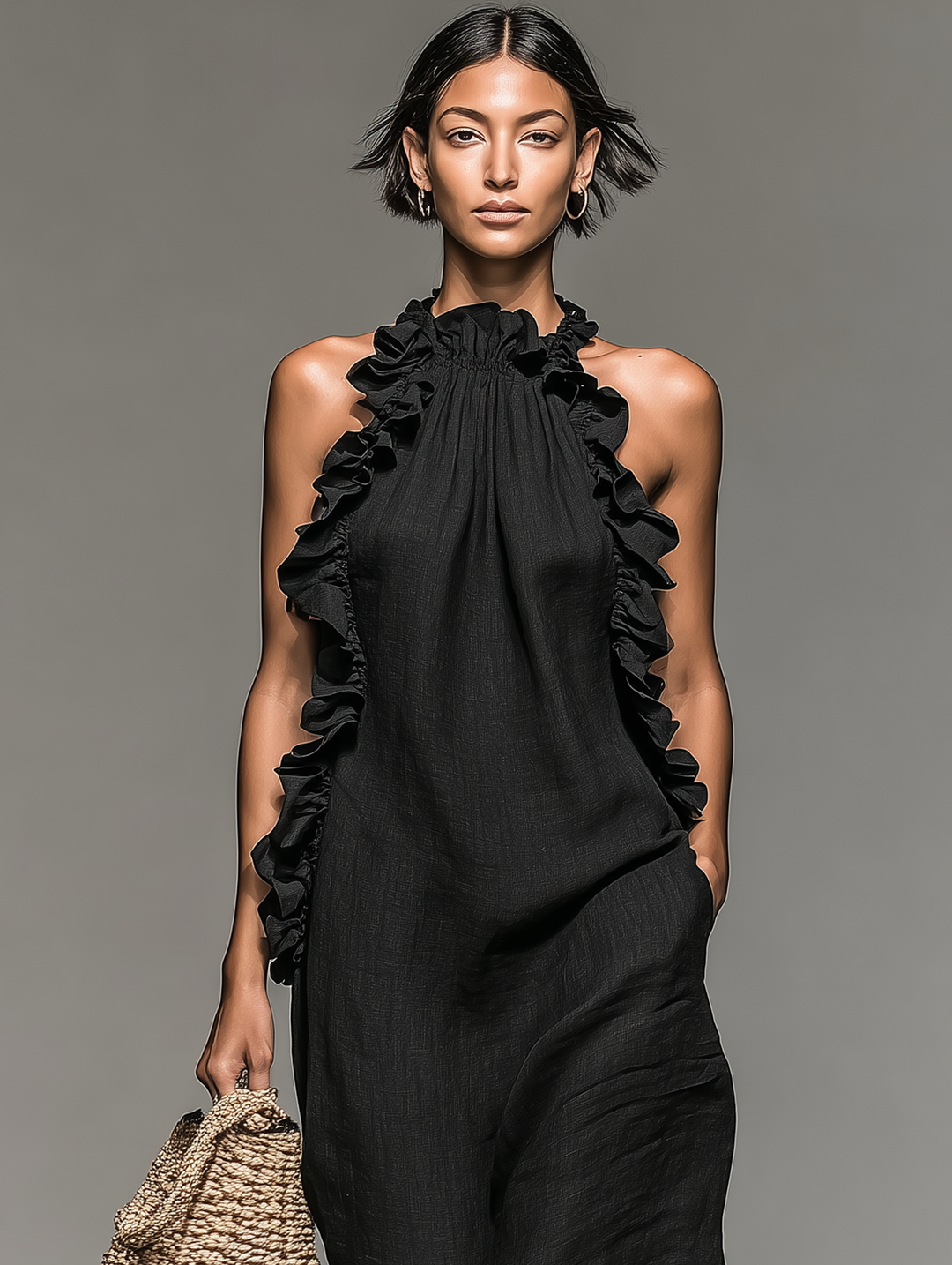 Lua | Robe longue avec poches