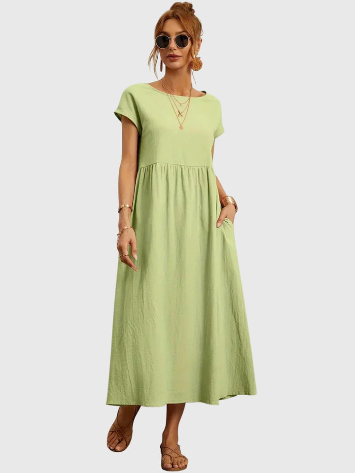 Viviane | Robe maxi légère avec poches