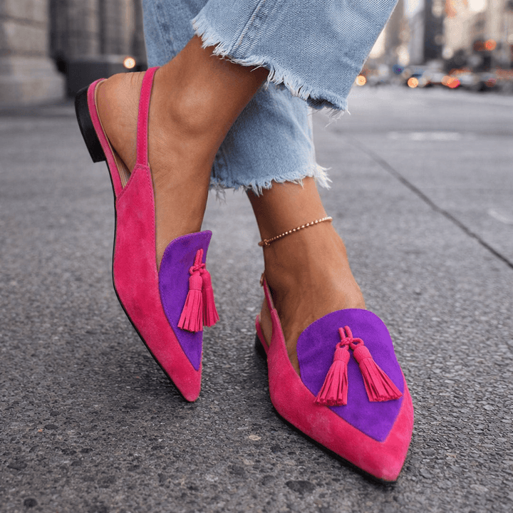 Ginette | Slingbacks à pampilles