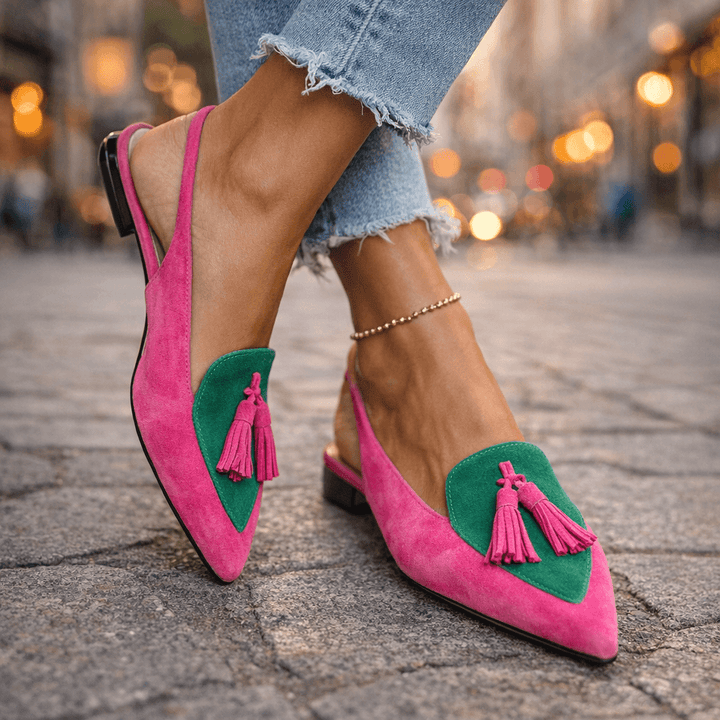 Ginette | Slingbacks à pampilles