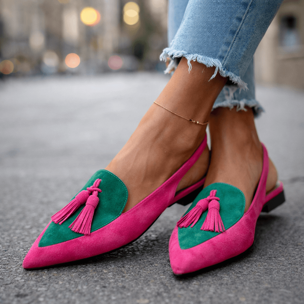 Ginette | Slingbacks à pampilles