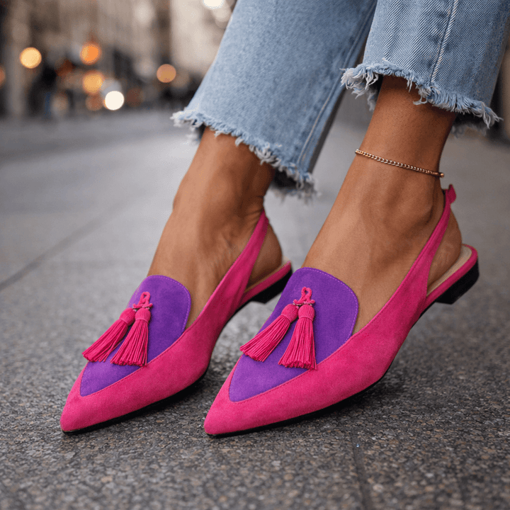 Ginette | Slingbacks à pampilles