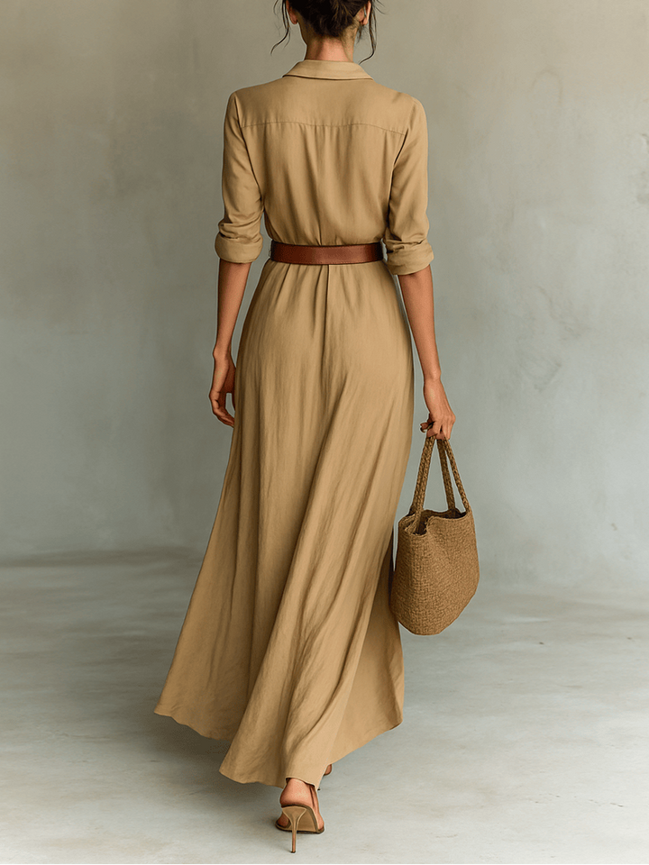 Ayla | Robe maxi élégante avec ceinture ajustable