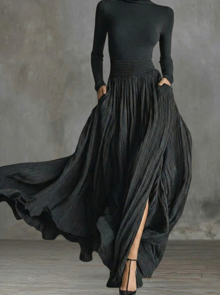 Alessia | High-waist maxi dress