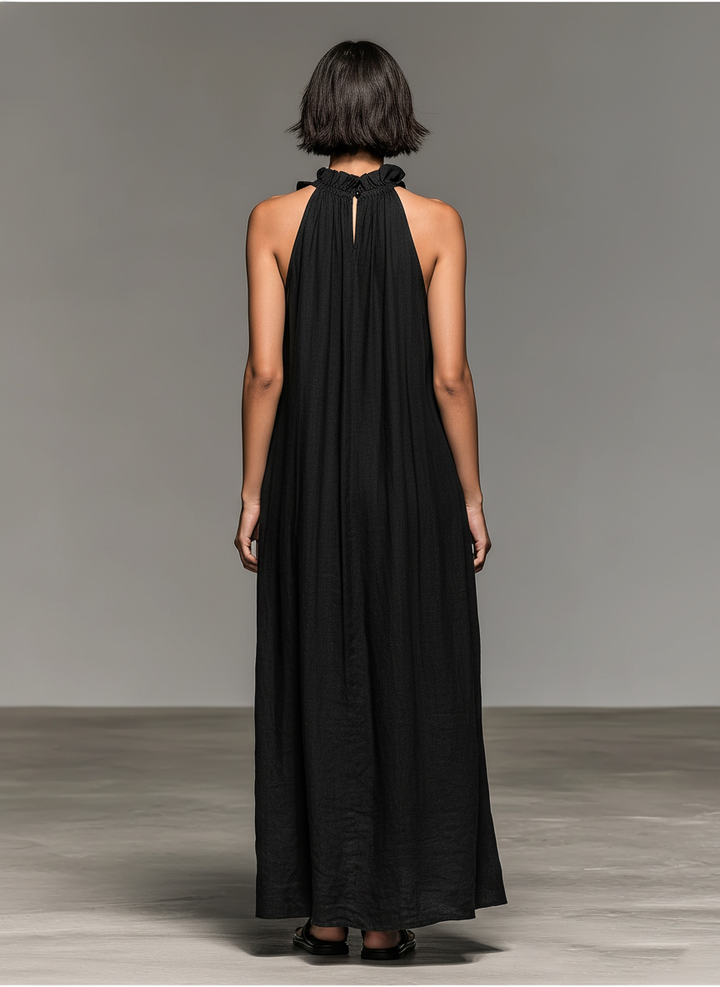 Lua | Robe longue avec poches