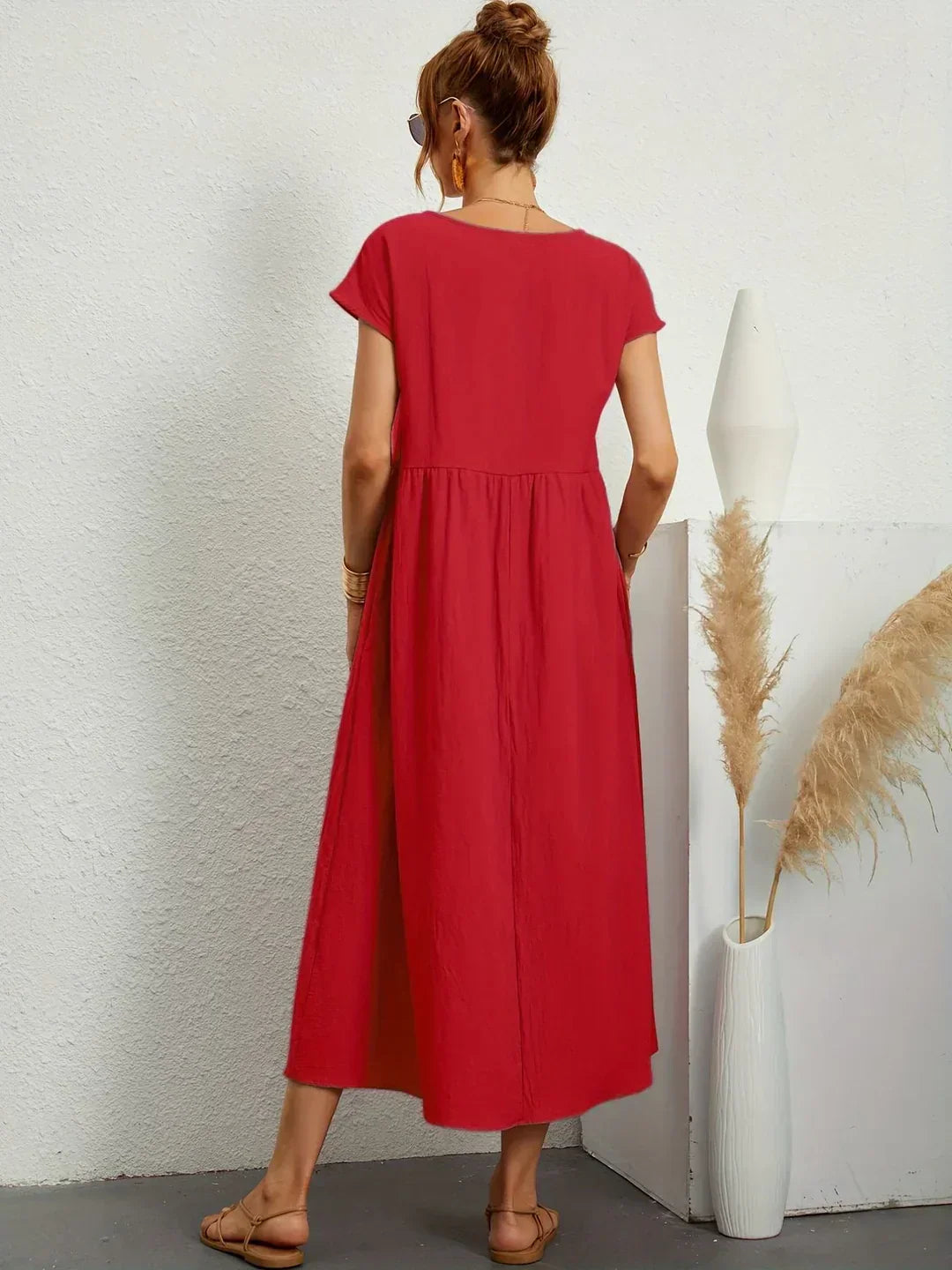 Alba — Vestido midi fluido de elegancia atemporal