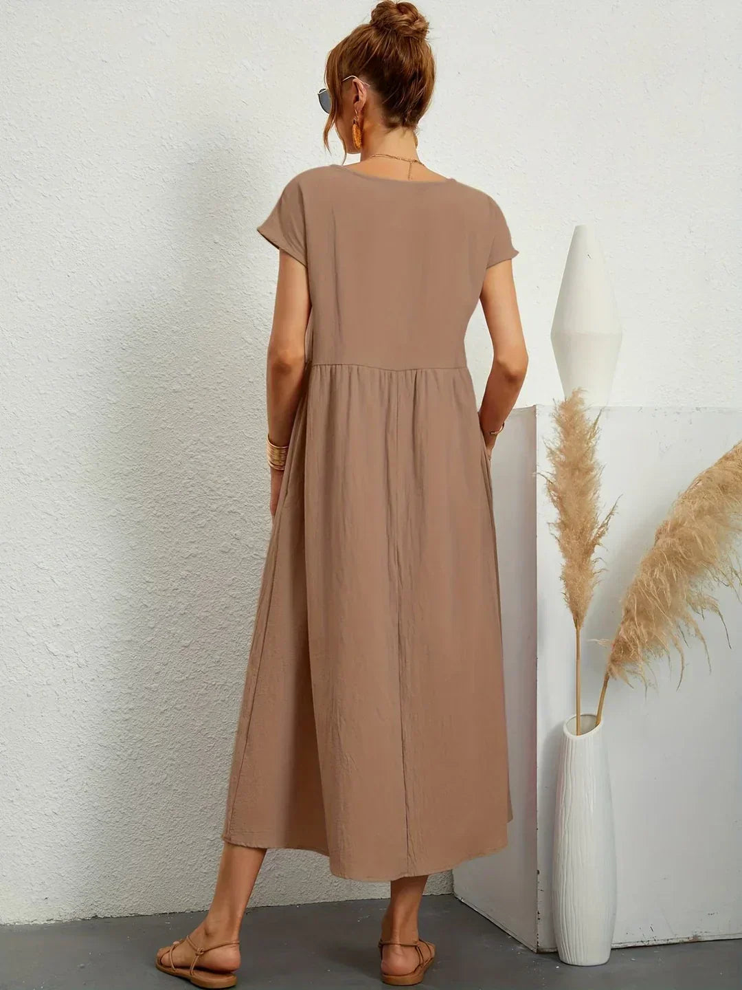 Alba — Vestido midi fluido de elegancia atemporal