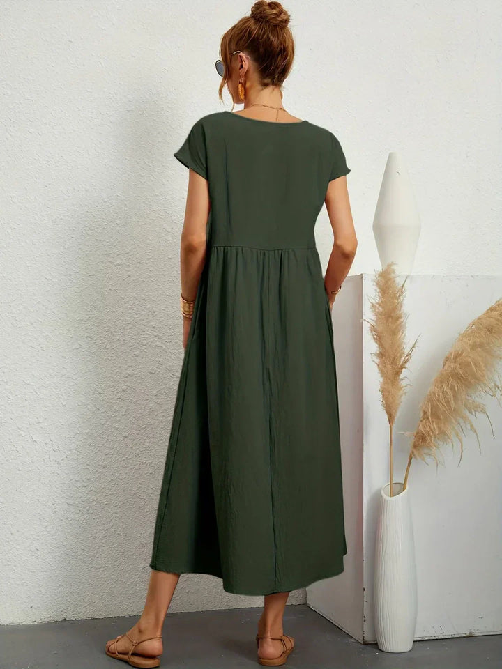 Alba — Vestido midi fluido de elegancia atemporal