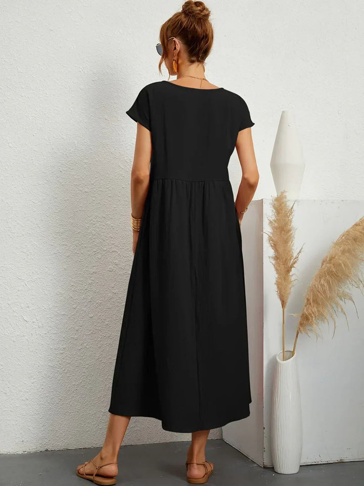 Alba — Vestido midi fluido de elegancia atemporal