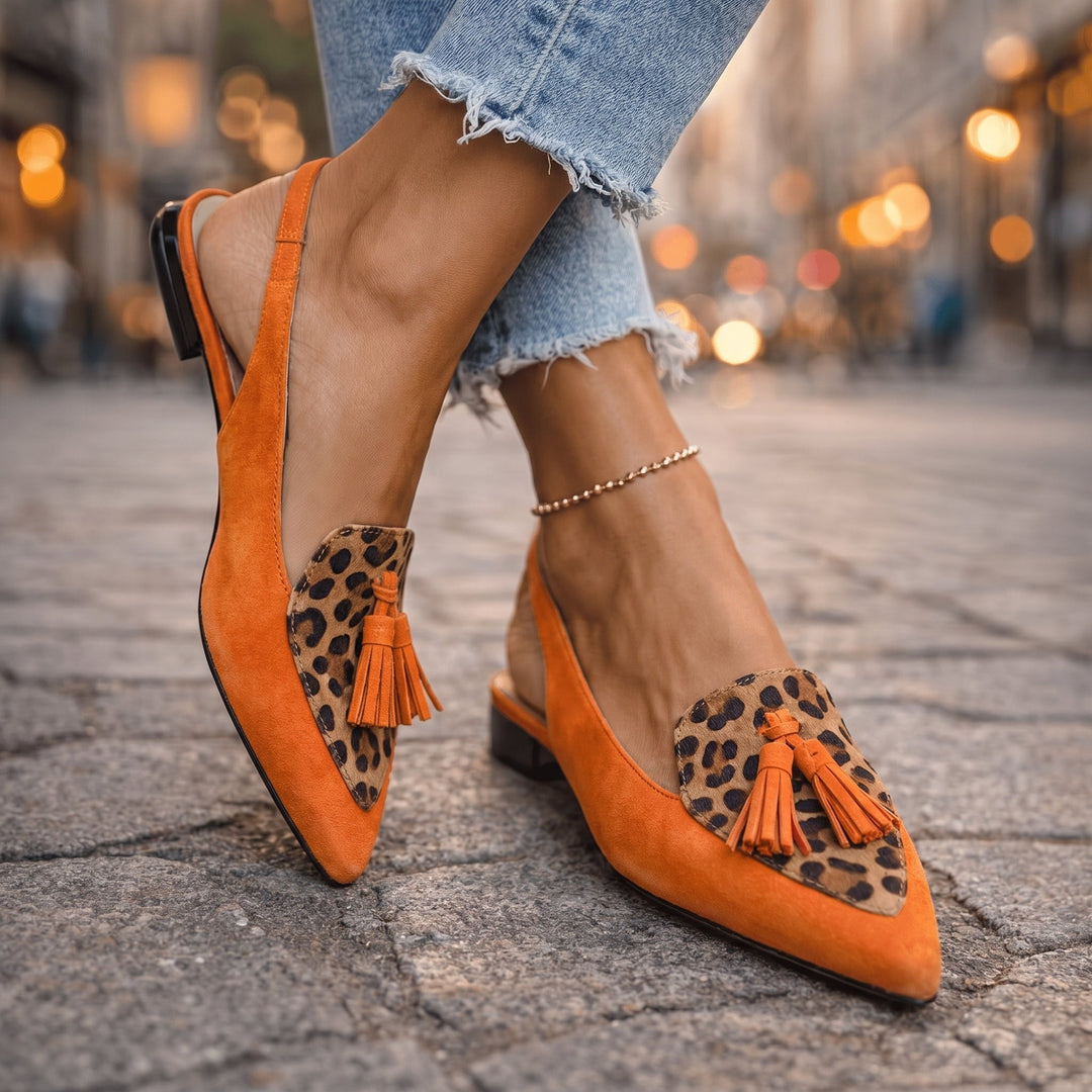 Ginette | Slingbacks à pampilles