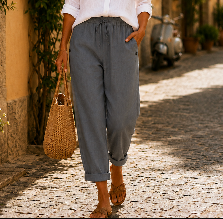 Francine | Pantalon léger en lin