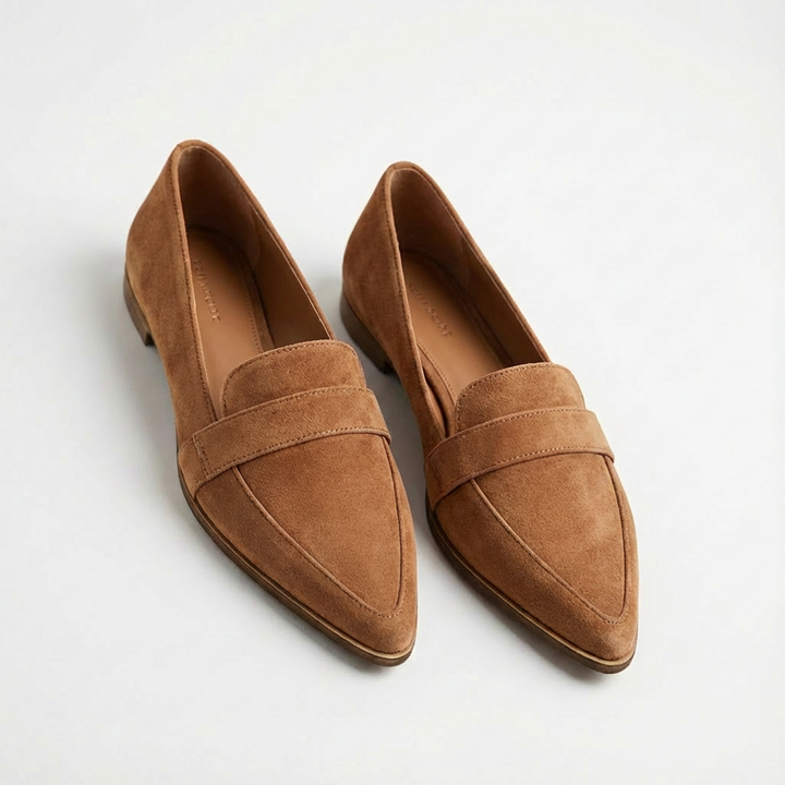 Sofia | Mujer Mocasines Con Puntera Puntiaguda Y Detalle Penny | Elegante
