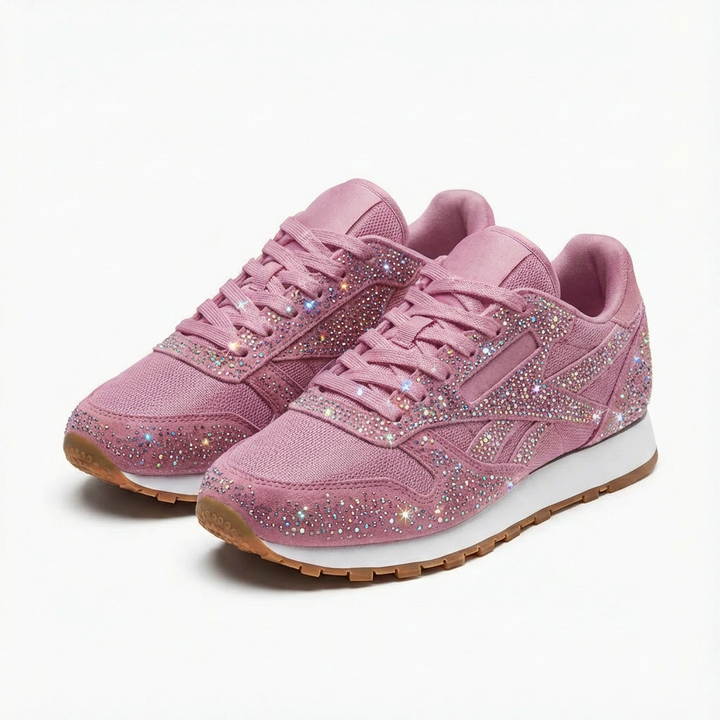 Valeria | Mujer Zapatillas Plataforma Con Acabado Brillante Y Suela Gruesa | Glamuroso