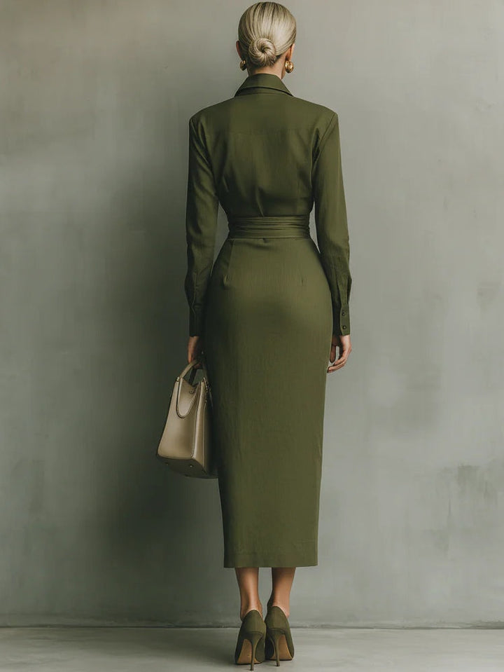 Caterina | Elegant Fitted Maxi Dress