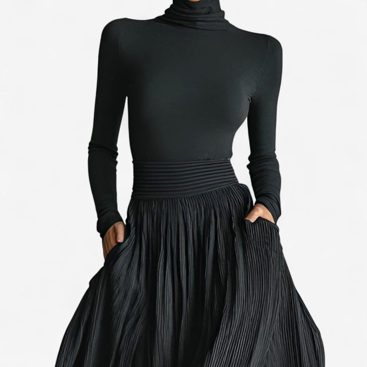 Alessia | High-waist maxi dress