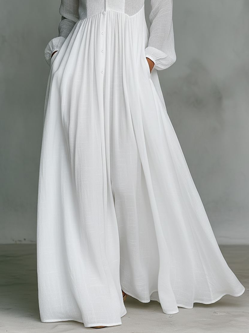 Éliane | Robe longue minimaliste